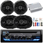 Jvc KD-T720BT Cd Player Receiver, 2X 6.5" Speakers, 6X9" 4CH Amp New. Price: $388.99.
