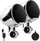 Audio Chrome Bluetooth Amplifier Handlebar Motorcycle Utv Speakers New .. Price: $213.93.