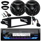 Jvc Marine Receiver, 2X 6.5" Speaker, Adapter, Handlebar Control, Install Kit New. Price: $284.49.