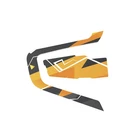For Cardo Packtalk Bold Adhesive Protective Wrap Cover Sticker Orange Black New. Price: $16.46.
