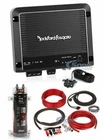 Rockford Fosgate R500X1D 500W Monoblock Amplifier W/ 4 Gauge Kit & Capacitor New. Price: $359.99.