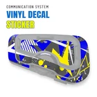 For Cardo Freecom 4X 2X Protective Headset Decal Sticker Blue Abstract New. Price: $26.38.
