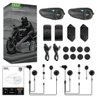 Ejeas Q8 Bluetooth 5.1 Motorcycle Helmet Intercom New. Price: $150.00.