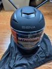 Sena Stryker Premium Motorcycle Helmet - Matte Black / Charger Included New. Price: $360.00.