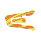 For Cardo Packtalk Edge Adhesive Protective Wrap Cover Sticker Orange Stripe New. Price: $16.46.