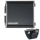 Kicker CXA400.1 400W Rms Cx-series Amplifier + Bass Remote Control New. Price: $239.98.