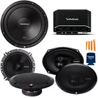 Rockford Fosgate Amp, Component Speakers, 6X9" & 10" Subwoofer New. Price: $759.96.