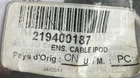Can Am Ipod Integration Cable P/n 219400187 #1863 New. Price: $69.99.