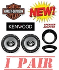 For 98-2013 Kenwood Harley Touring Speaker + Motorcycle Adapter Pkg New. Price: $89.99.