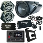 Navatlas NA30C Radio, 6.5" Speaker System W/ Amp, 10" Subwoofer Dash Kit New. Price: $1582.00.