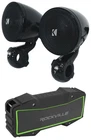 (2) Kicker 47PSMB32 3" Motorcycle/atv Handlebar Speakers + Bluetooth New. Price: $183.47.