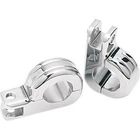 Drag Specialties 1611-2123 Chrome Two-piece Footpeg Clamps For 1-1/4" Bar New. Price: $131.39.