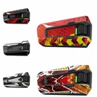 For Cardo Packtalk Edge Neo Glossy Vinyl Wrap Sticker Cover X1 Red Yellow Gray New. Price: $16.03.