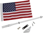 Show Chrome Folding Flag Pole With Us 52965 New. Price: $89.95.