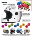 Bell Bullitt Helmet Shield Pivot Pod Kit Riot Anodized Bulitt New. Price: $19.99.