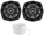 Kicker 10PS52504 5.25 Harley Davidson Motorcycle Speakers+marine Wire New. Price: $141.90.