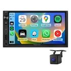 Cam+eonon 7" Touch Screen Stereo Radio Double Din Android Auto Carplay Audio New. Price: $122.33.