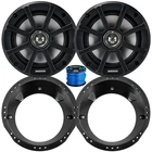 2X Kicker PSC65 6.5" 120W Max Ohm Speakers W/wire + Adapters (1998-2013 Hd) New. Price: $208.99.