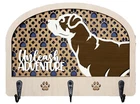 Rottweiler Dog Leash Holder, 8 1/4" X 6" Handcrafted Gift For Lovers New. Price: $39.95.
