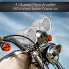 Pyle Motorcycle Atv Snowmobile Weatherproof Amplifier Speakers MP3 - Set Four New. Price: $107.32.