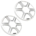 Fusion Apollo Speaker Grilles 8.8" Sports White Pair New. Price: $88.85.