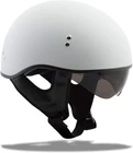 Gmax Adult GM65 Naked Street Motorcycle Half Helmet White X-small New. Price: $37.60.