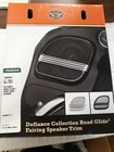 Harley Defiance Road Glide Chrome Speaker Grilles Trim 76000691 New. Price: $189.95.