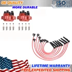 2 Red Ignition Coil & Spark Plug + Performance Wire Set Ford Ranger 88-03 New. Price: $175.63.