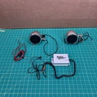 Chrome Handlebar Audio Speakers W/ Boss Rebel Amp MC500 As Is Parts Low Volume. Price: $44.99.